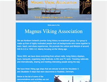 Tablet Screenshot of magnusvikings.com